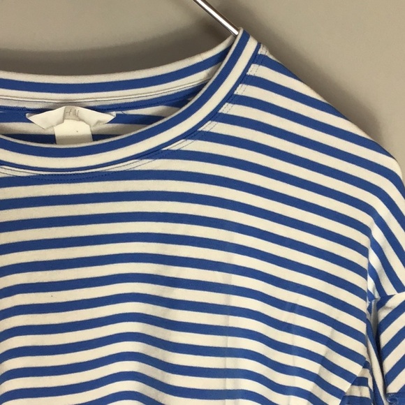H&M > Blue Striped Long Sleeve Top Small - Picture 5 of 8
